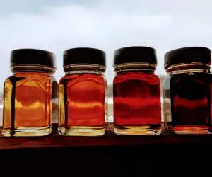 different grades of syrup