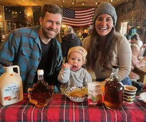 guests enjoying maple syrup breakfast